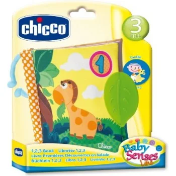 Chicco mekana knjiga 1-2-3-1 Chicco mekana knjiga 1-2-3-1